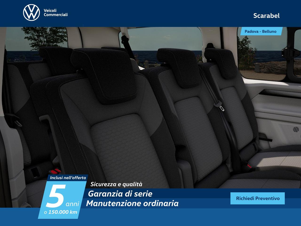 Volkswagen T7 Caravelle t7 2.0 tdi 170cv life l1 auto