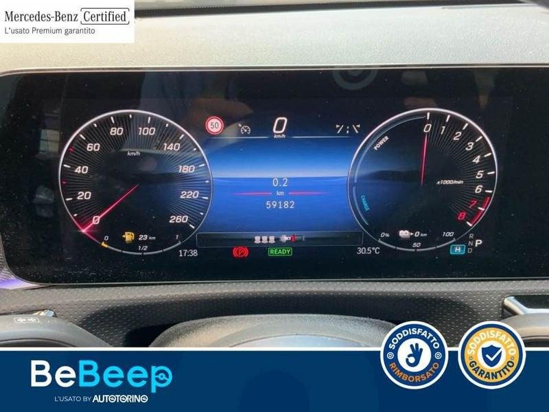 Mercedes-Benz Classe A A 250 E PHEV PROGRESSIVE ADVANCED PLUS AUTO