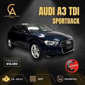Audi A3 1.6 TDI 116 CV S tronic Sport
