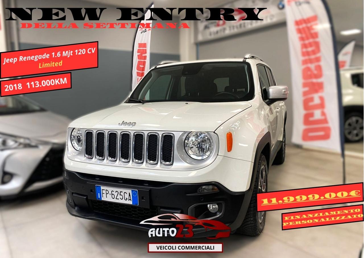 Jeep Renegade 1.6 Mjt 120 CV Limited