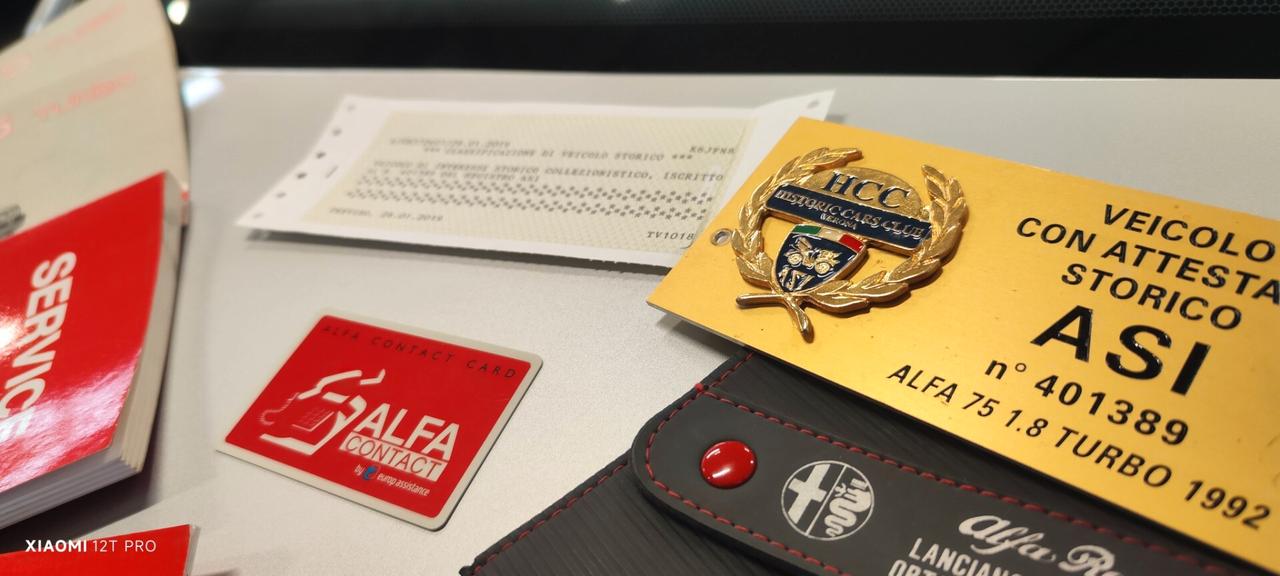 Alfa Romeo 75 1.8 TURBO (SERIE LIMITATA A.S.N)