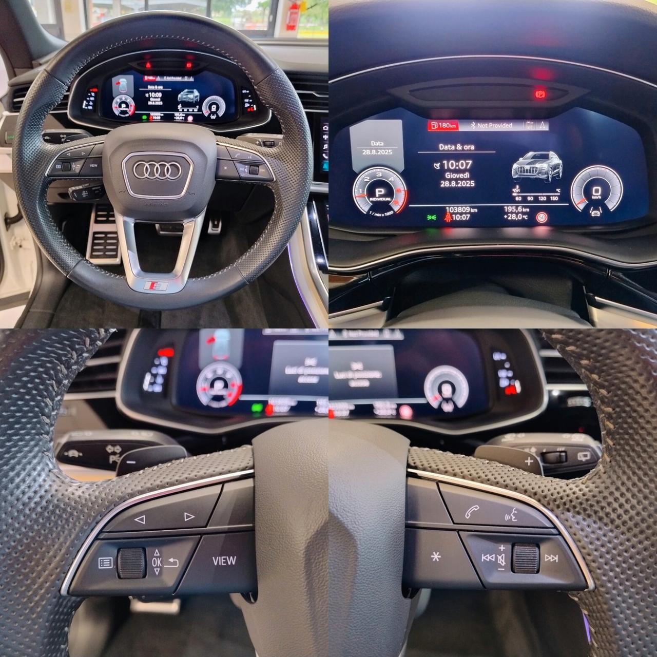 AUDI Q8 50TDI quattro tiptronic SLINE 360 TETTO TOUR AMBIENT