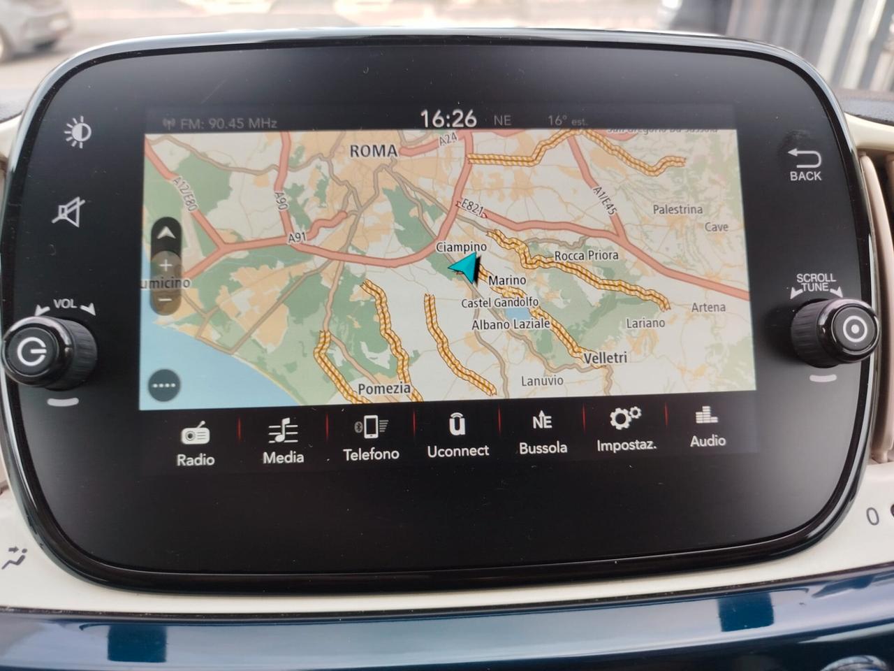 500C CABRIO* PREZZO VERO *UNIPRO- QUADRO DIGITALE