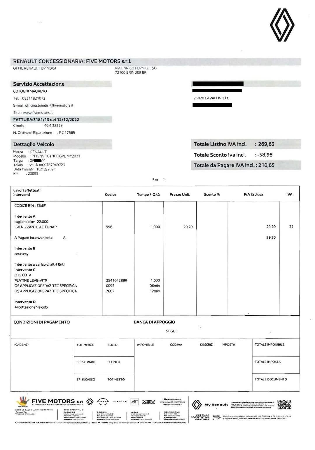 Renault Captur TCe 12V 100 CV GPL Intens