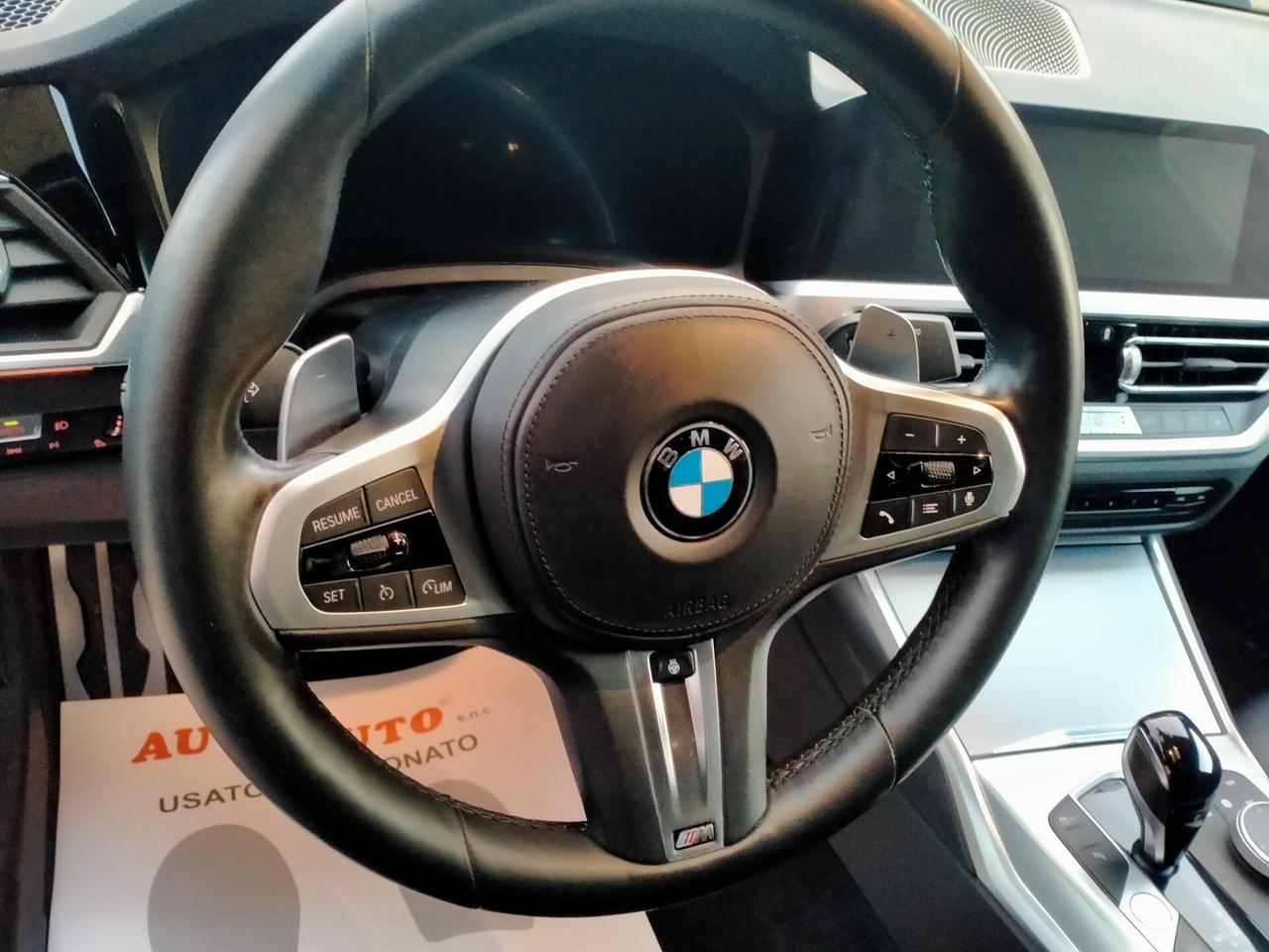 BMW 320 D MHEV 48V G20 4P MSPORT LEGA 19 / FRENI "M" / BI-LED / ASS.ADATTIVO / VOL. SEDILI RISC. / PACK COMFORT