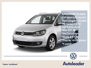 Volkswagen Touran 1.4 TSI Highline EcoFuel
