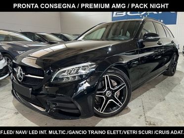 MERCEDES-BENZ C 220 d S.W. Auto Premium AMG NIGHT PACK/F.LED/TELECAM