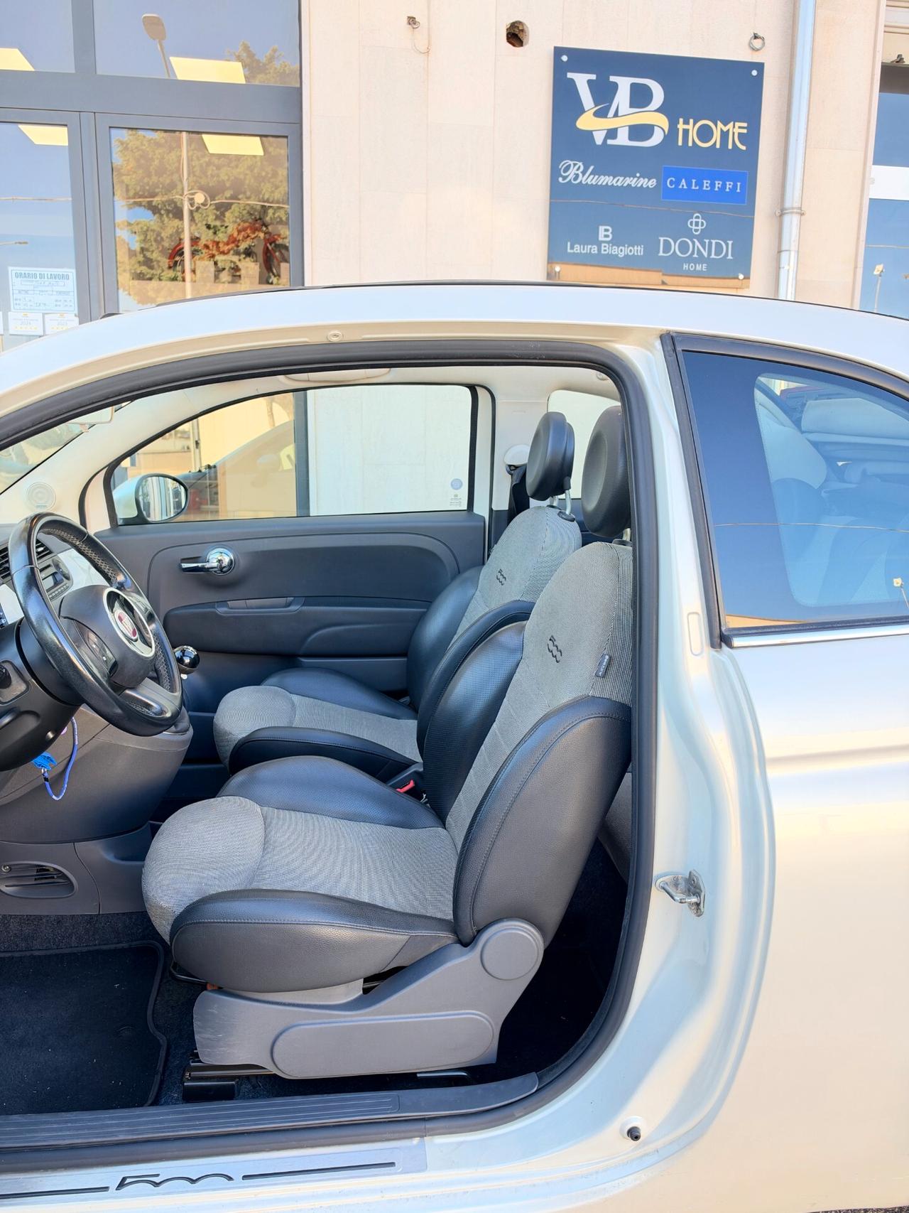 Fiat 500 1.2 CABRIO MODELLO Lounge 69cv ADATTA PER NEO PATENTATI,CON BLOCK SHAFT,USB,BLUETOOTH