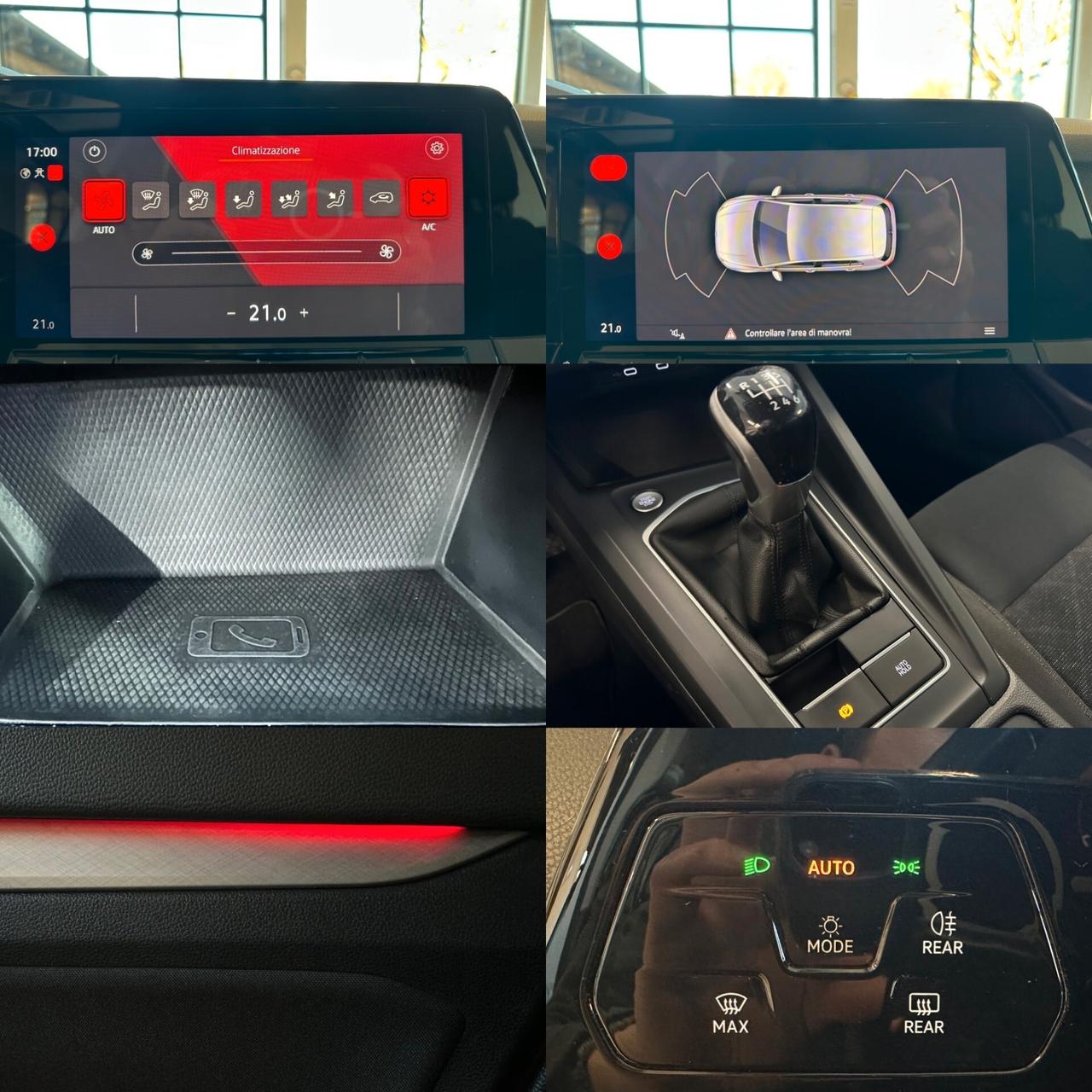 VOLKSWAGEN GOLF 2.0 TDI 115 CV SCR LIFE*CARPLAY*LUCI AMB*LED*