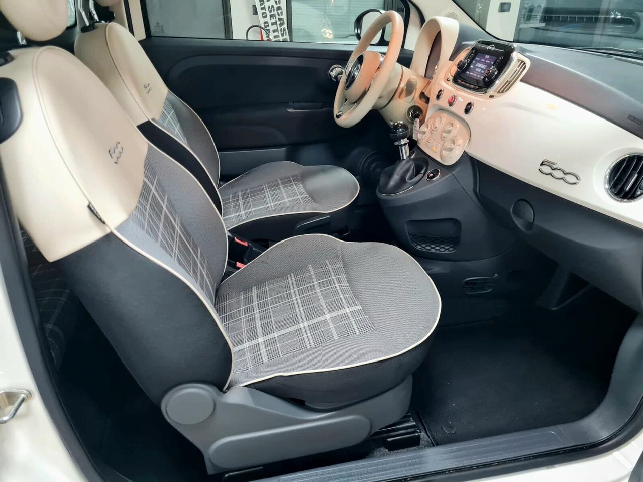 FIAT 500 1.2 BENZINA 69CV LOUNGE OK NEOPATENTATI