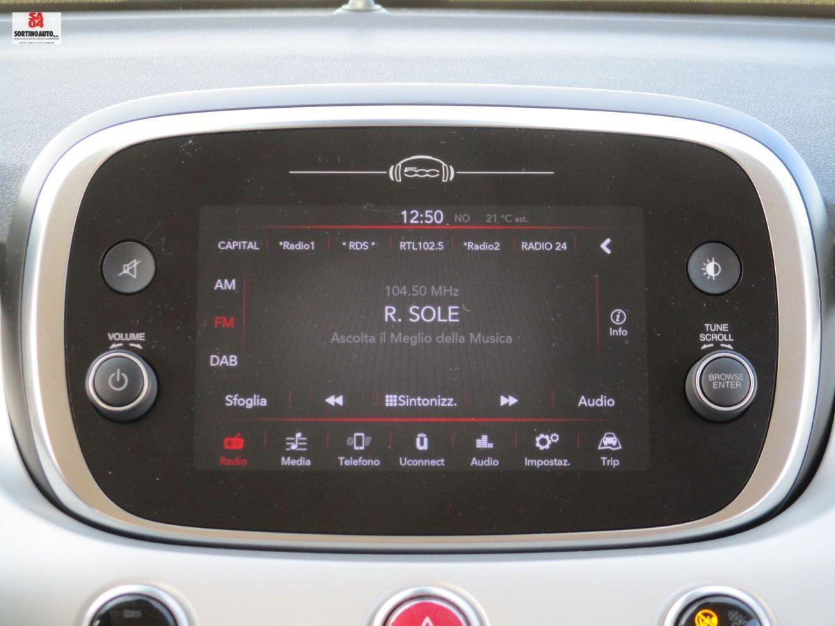 FIAT 500X 1.3 M.Jet 95cv S&S CONNECT-4/2022 PELLE