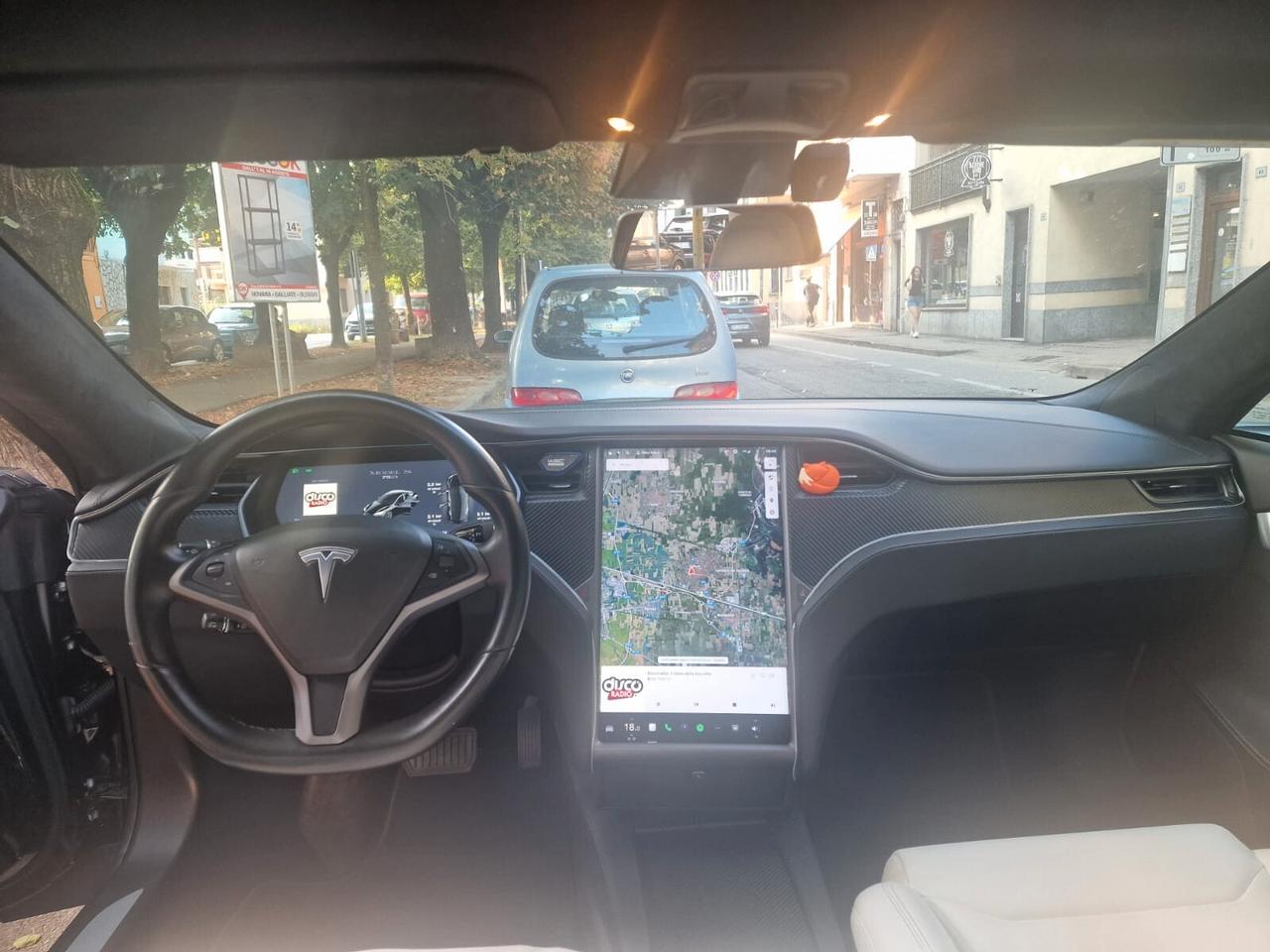 Tesla Model S Dual Motor PELLE TOTALE BIANCA