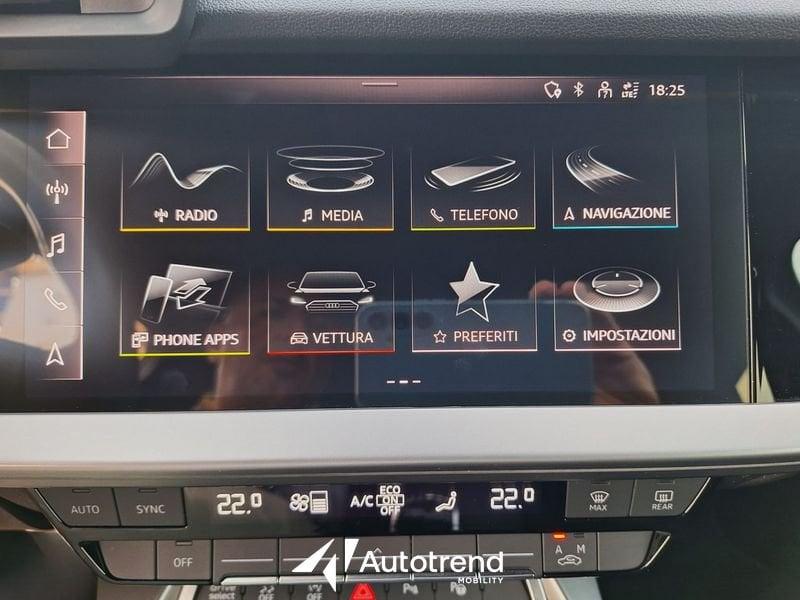 Audi A3 Sportback SPB 30 TDI 116 CV S line edition NAVI LED