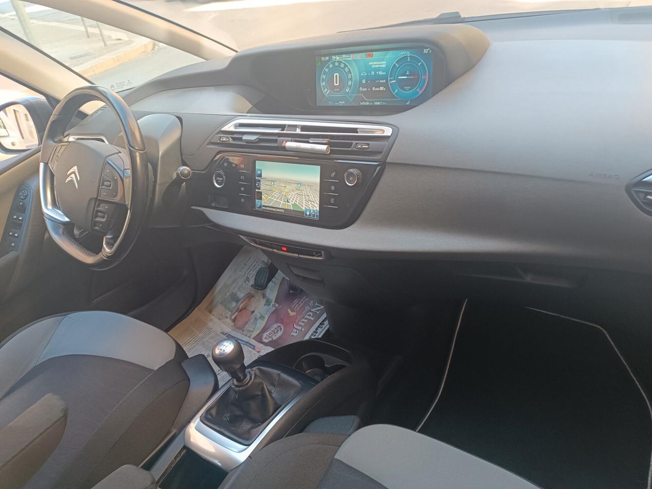 Citroen C4 PICASSO 1600 BlueHDi 120 CV EXCLUSIVE NAVI CAMERA SENSORI