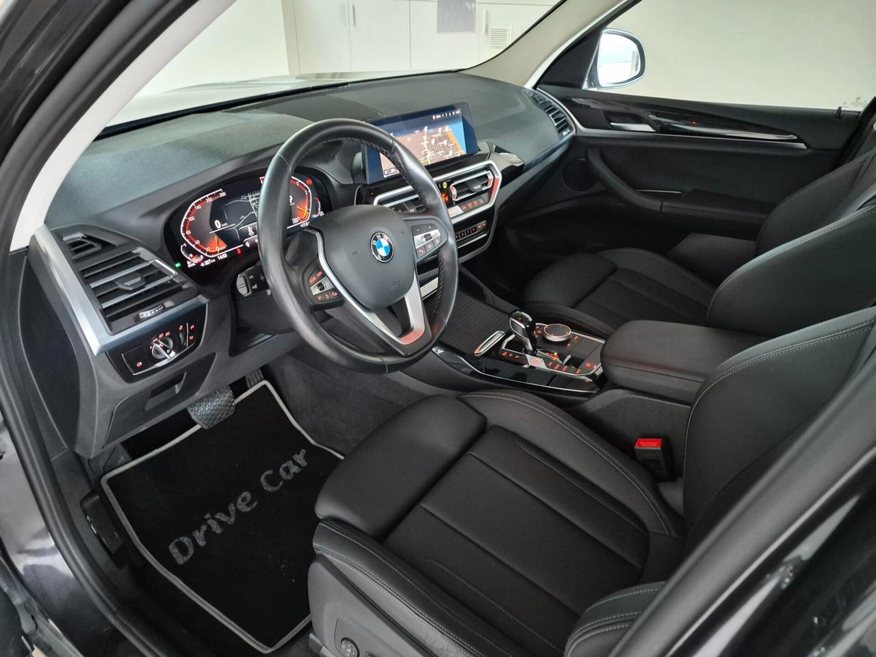BMW X3 SDRIVE 18D MHEV AUTO LED PELLE C.18 APPLE CAR PLAY/ANDROID AUTO 360° COCKPIT PLUS SED. SPORT ELETT. RISCALDABILI