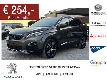 PEUGEOT 3008 BlueHDi 130 EAT8 S&S Allure GT-line Pack