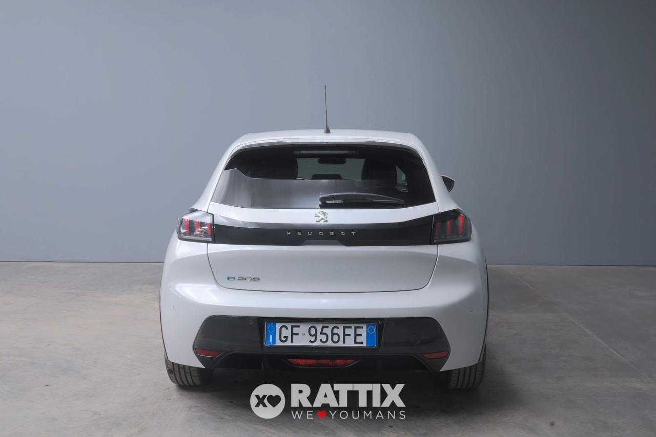 Peugeot e-208 motore elettrico 100kW Allure Pack
