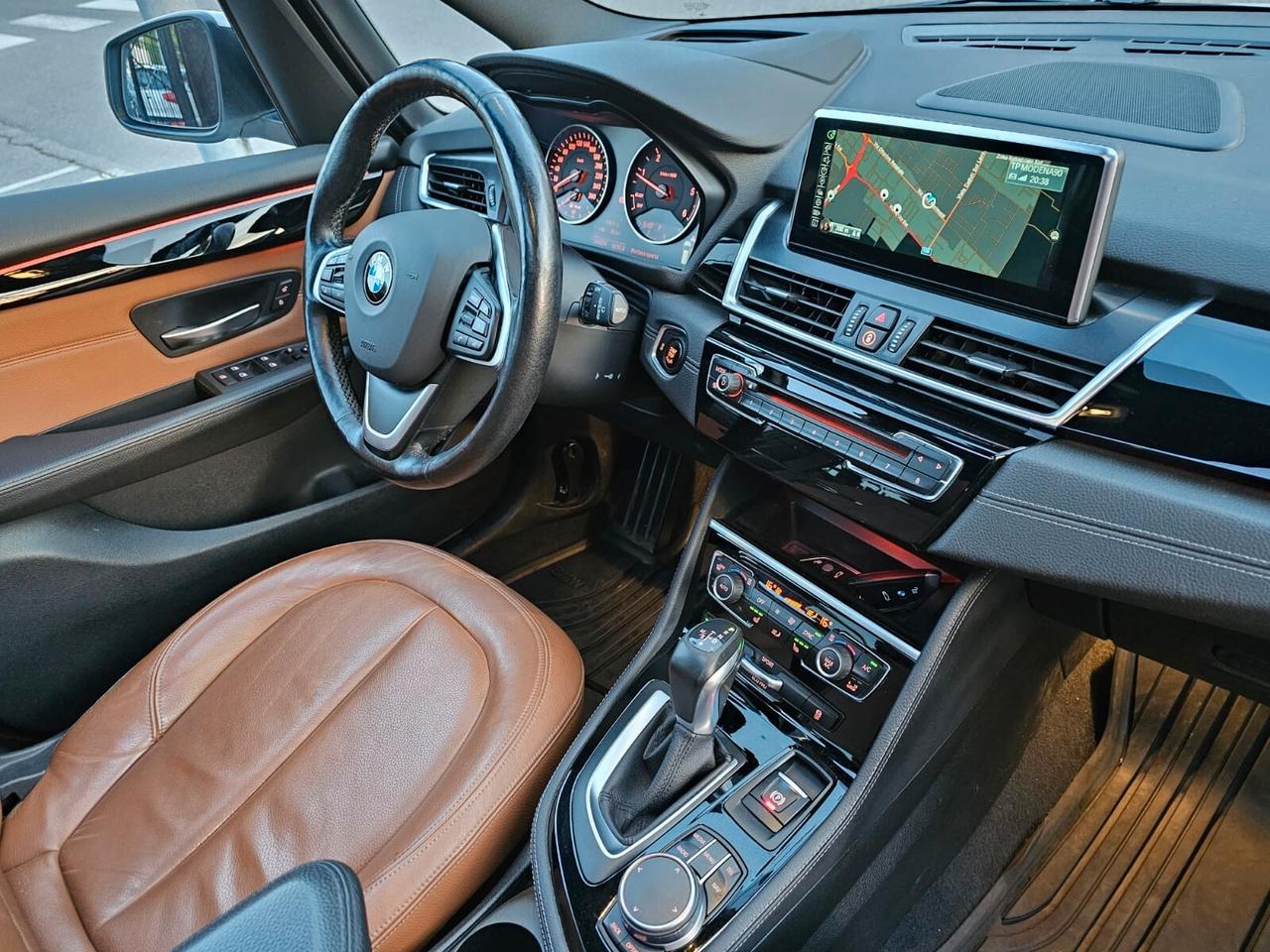 Bmw 218d 150cv Gran Tourer Luxury*Pelle*Navi*Tetto*18*Bi-Xeno*