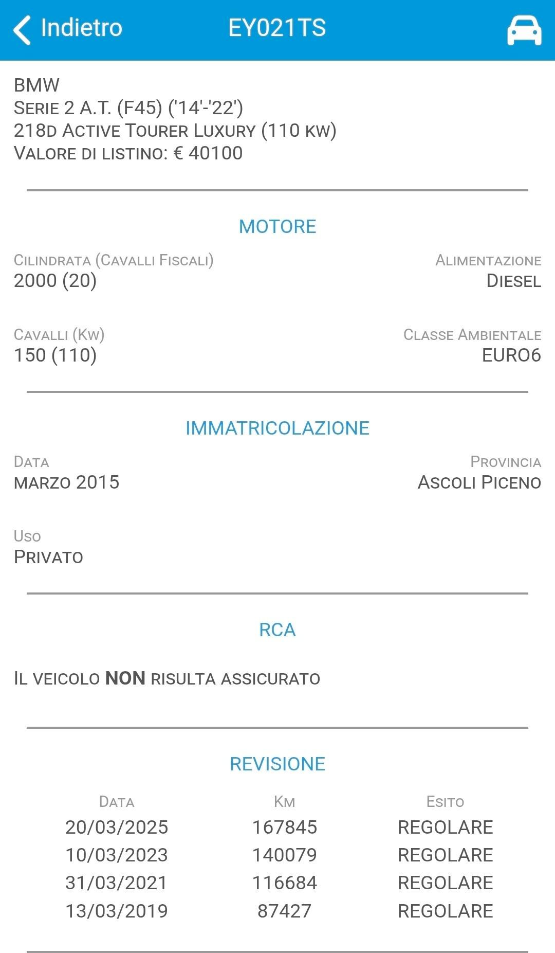 Bmw serie 2 (Active Tourer)