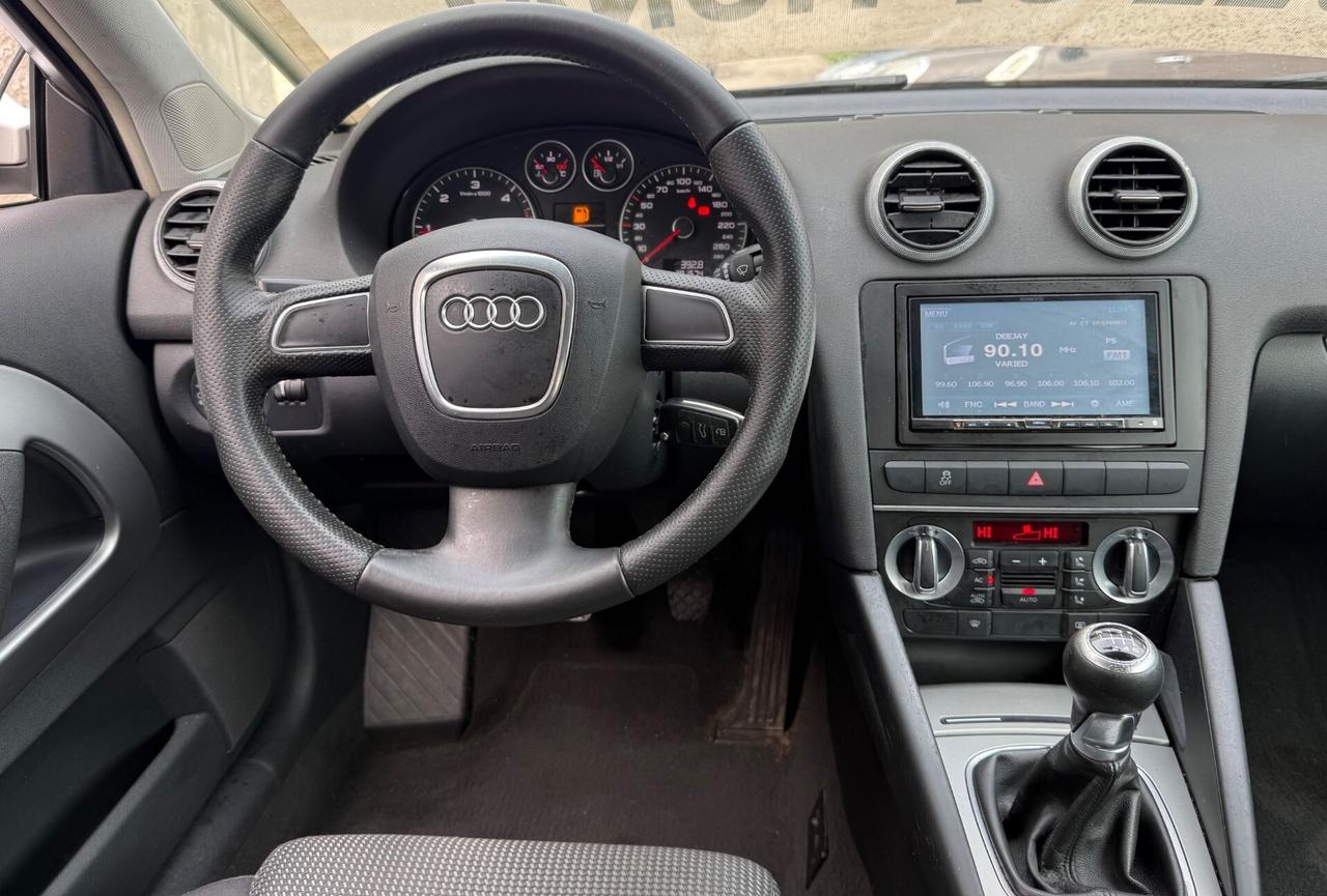 Audi A3 2.0 TDI 170 CV Quattro S-Line,Bluetooth,Climatronic Biz.,ecc.