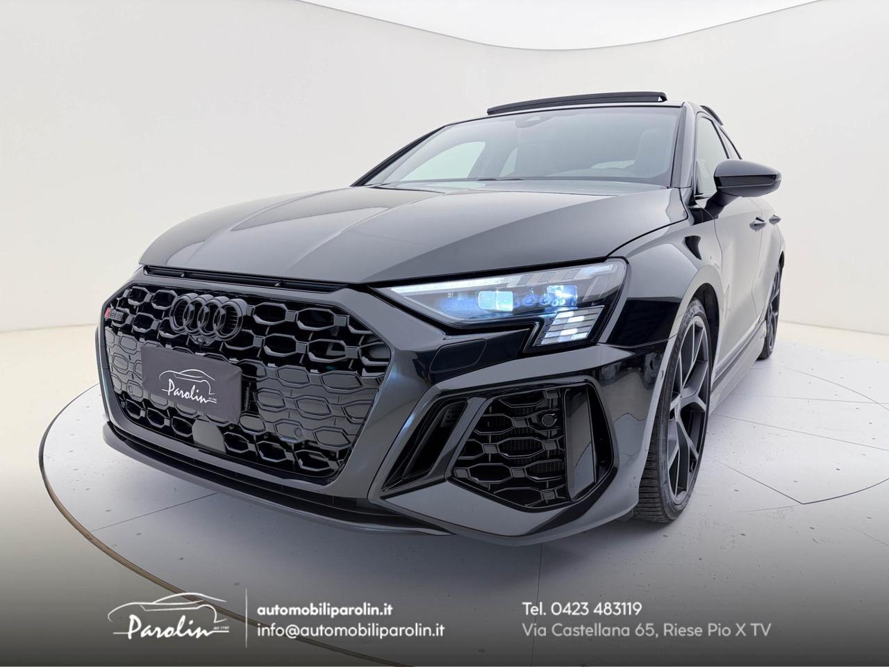 Audi RS3 Sportback 2.5 tfsi quattro S-tronic Black-Tetto-Matrix-Pelle