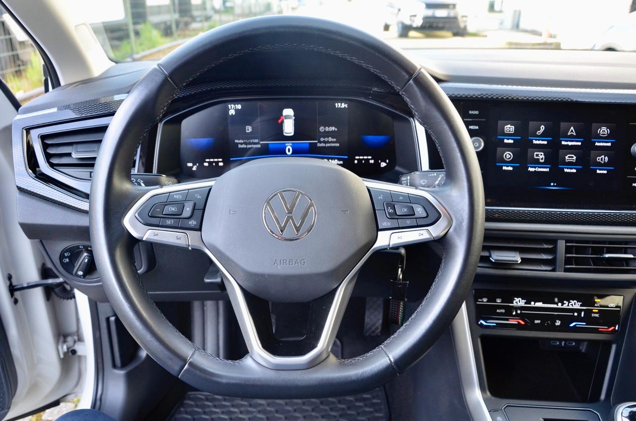 VOLKSWAGEN POLO 1.0 TSI LIFE 95cv, PREZZO REALE, UNICO UTILIZZATORE, UFF ITALIANA, FARI LED, APPLE ANDROID, EURO 6D, PERMUTE