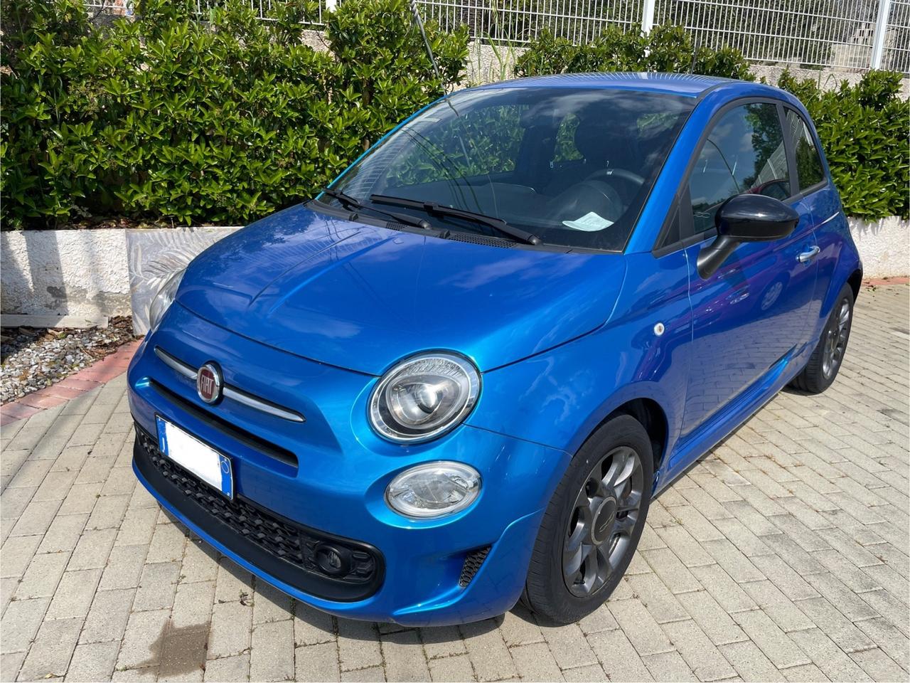 Fiat 500 30000km 1.0 Hybrid Connect-sport led-navigatore-cielo nero