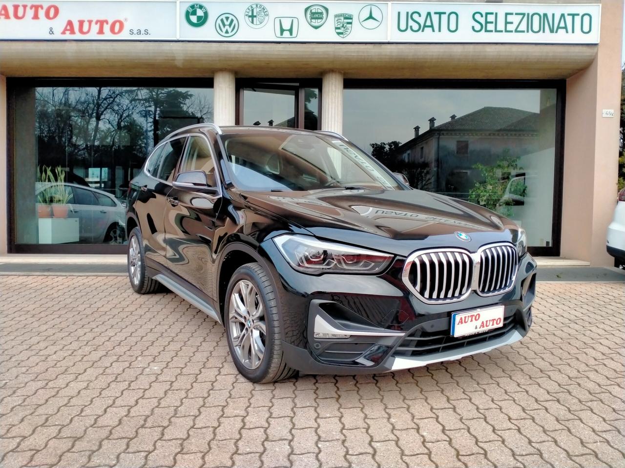 BMW X1 18D XDRIVE M.Y.20 XLINE / PELLE TOTALE / NERO LUCIDO