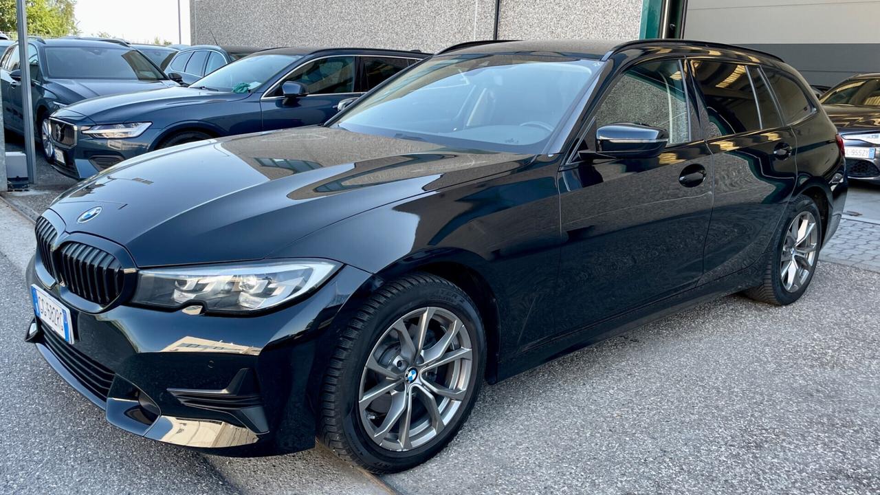 BMW 320D 48V XDRIVE 2.0 TOURING BUSINESS ADVANTAGE 190CV - PELLE, PACCHETTO LUCI, FULL LED