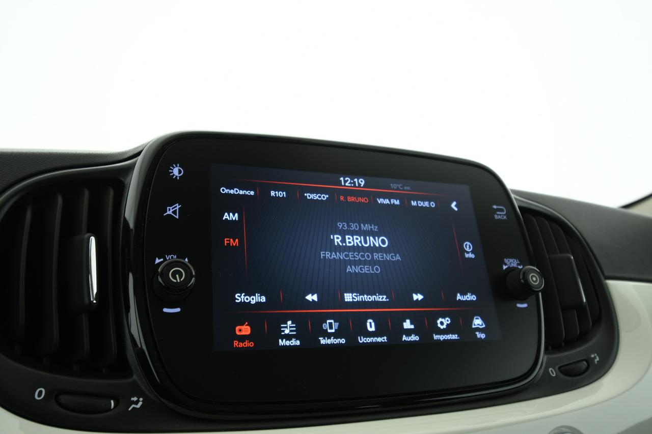 FIAT 500 1.2 Lounge easypower Gpl 69cv TETTO PANO+LED+NEOPATENTATI