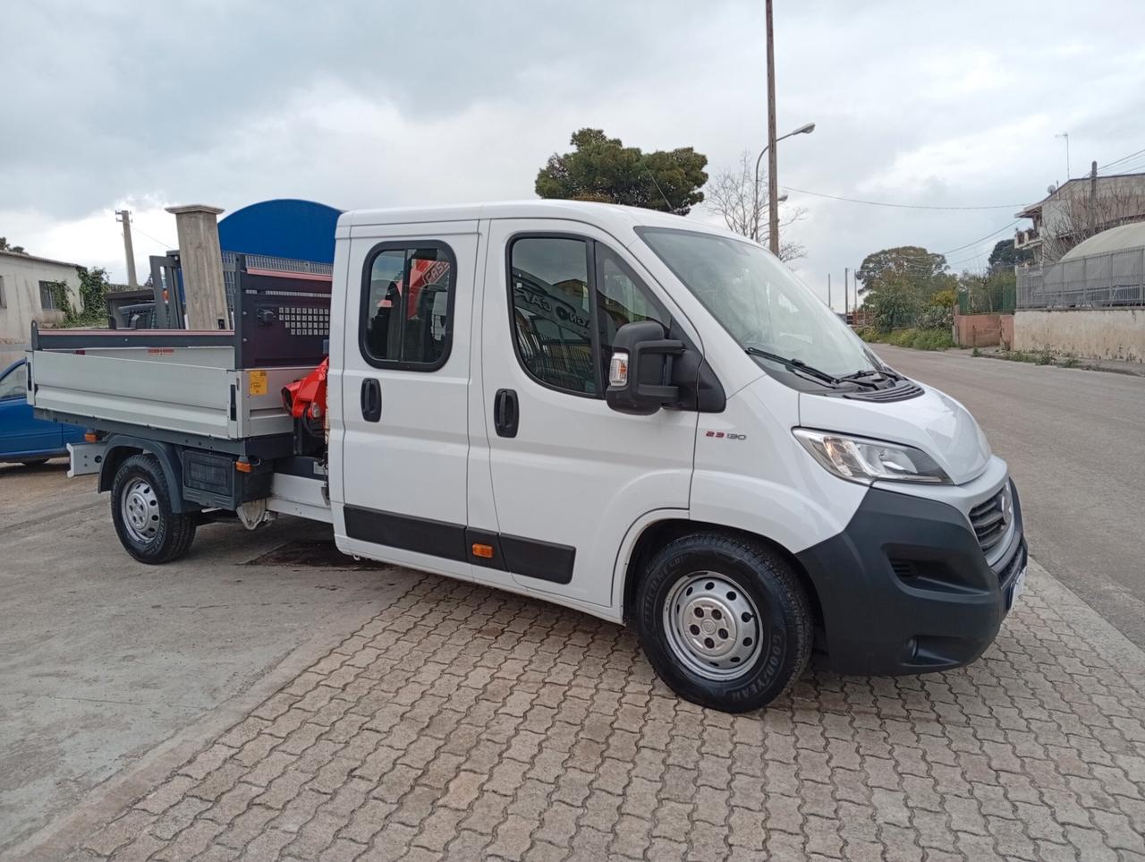 Fiat Ducato 33 2.3 MJT 130 CV GRU doppia cabina
