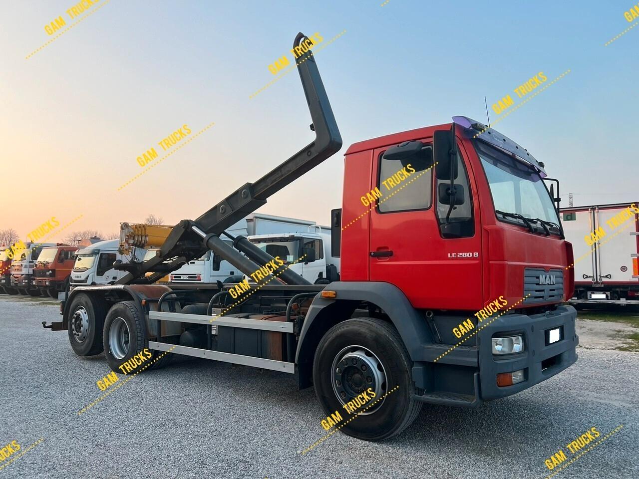 MAN 18.285 LE 280 scarrabile 6x2 cambio manuale