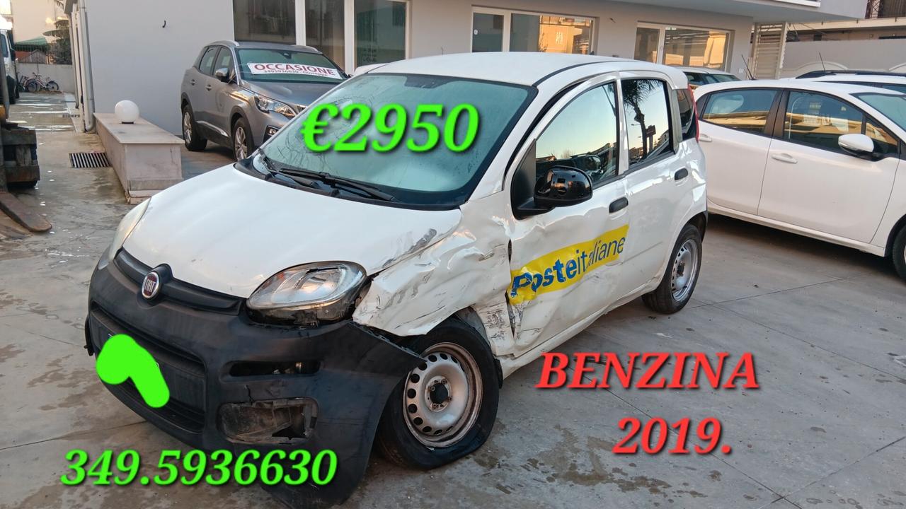 Fiat Panda van BENZINA incidentata sinistrata mondialcars 019