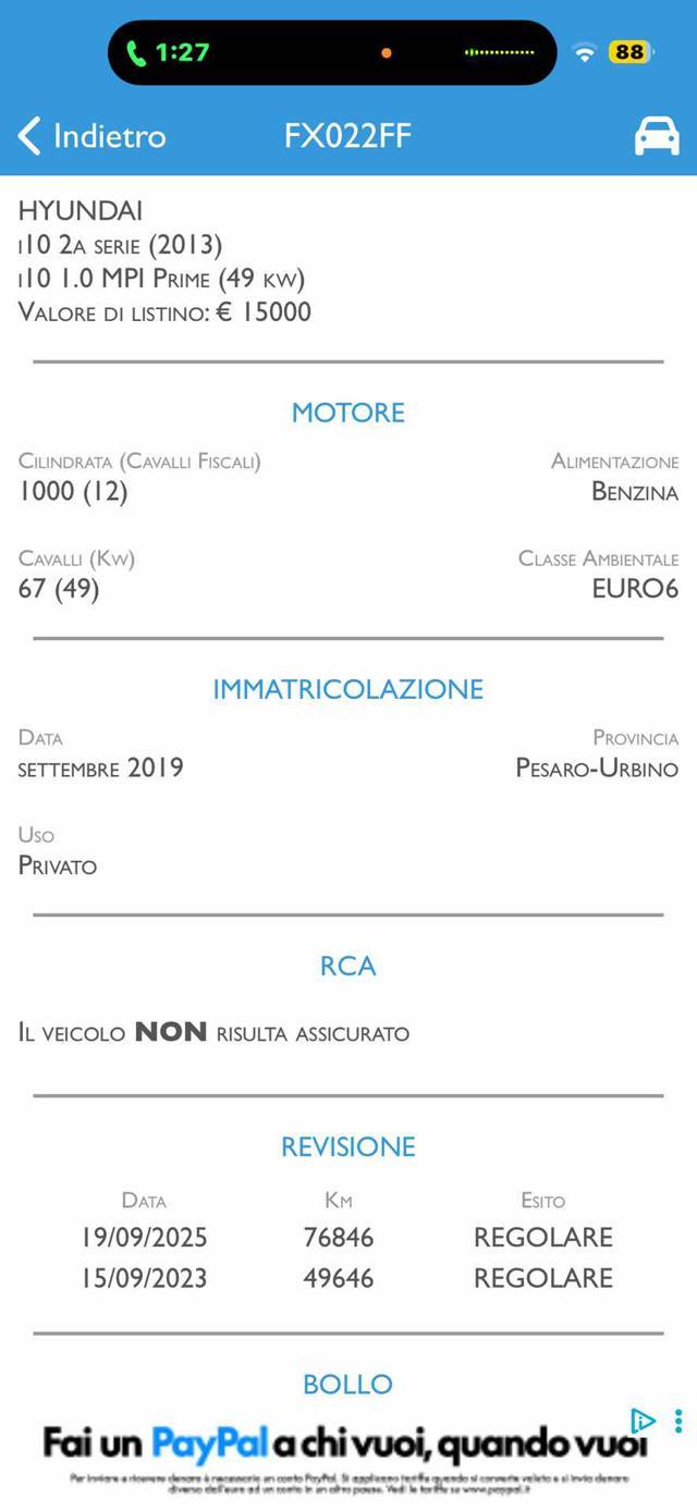 HYUNDAI i10 1.0 MPI Prime