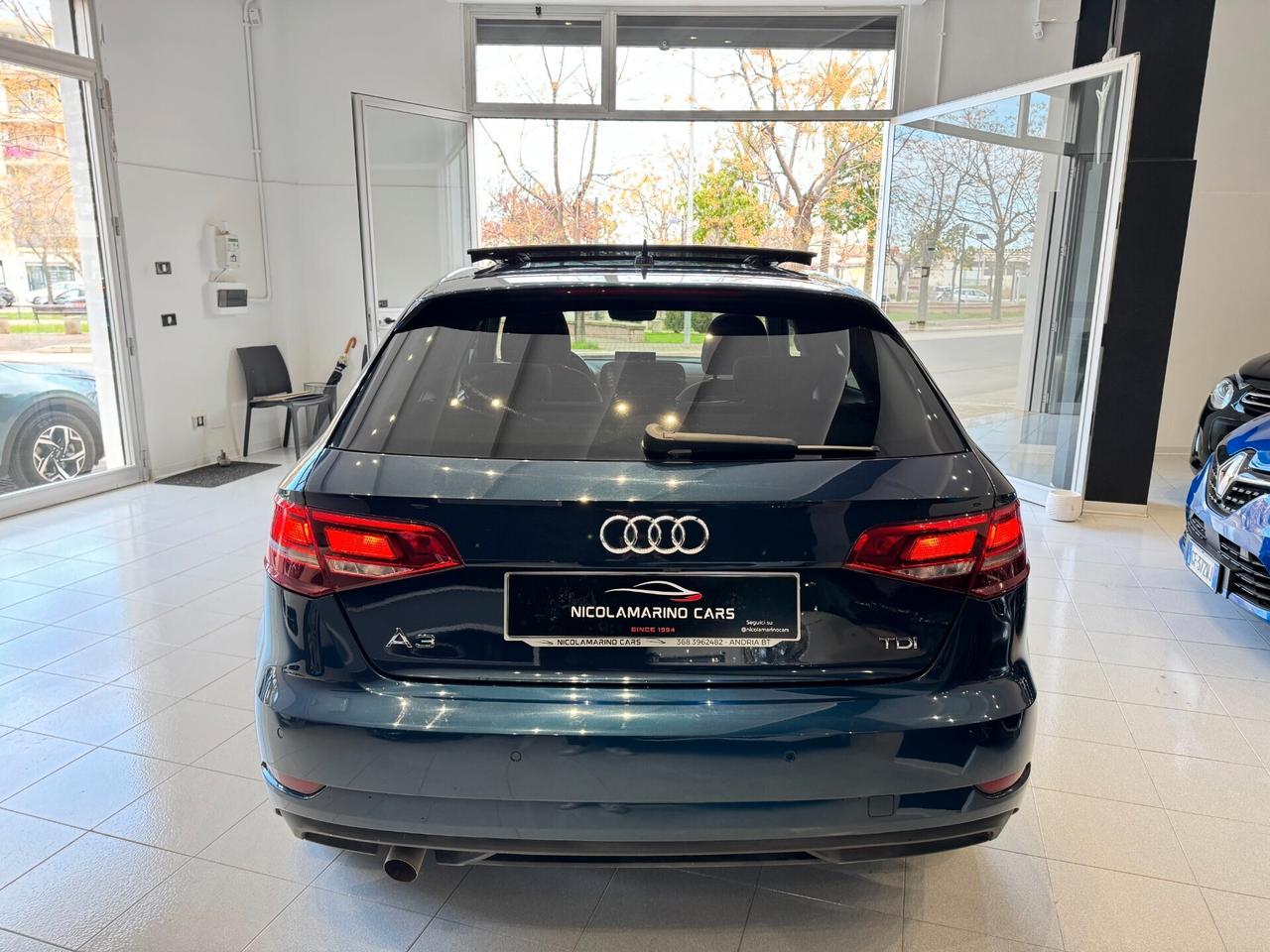 Audi A3 1.6 TDI 116Cv Aut. "TETTO/VIRTUAL/RETROCA