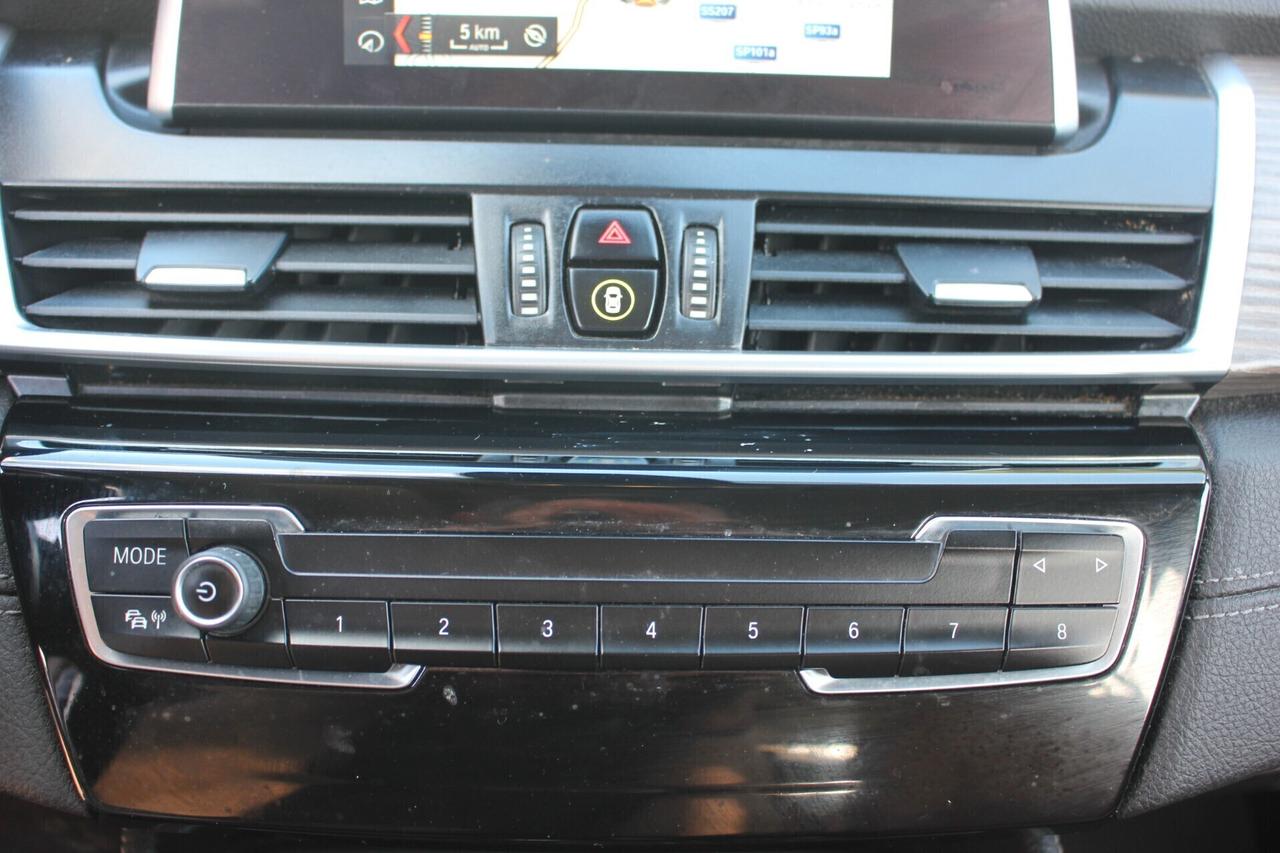 BMW 218d 7posti UNIPRO' *PREZZO VERO*automatica luxury CRONO TAGLIANDI