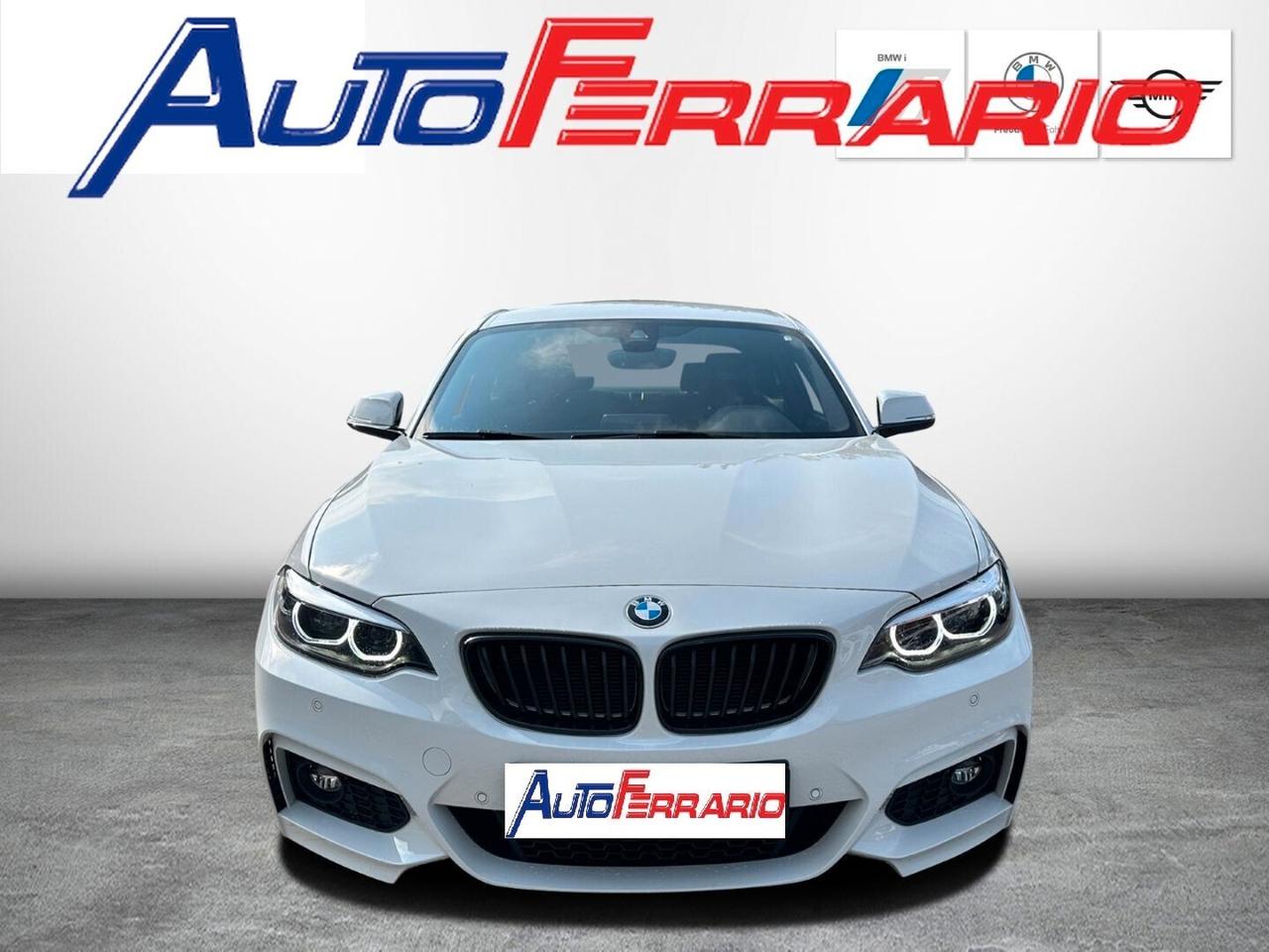 Bmw 218 M SPORT LED NAVY 18" RETROCAMERA SENS PARK CRUISE CONTROL SEDILI ELETTRICI CON MEMORIA