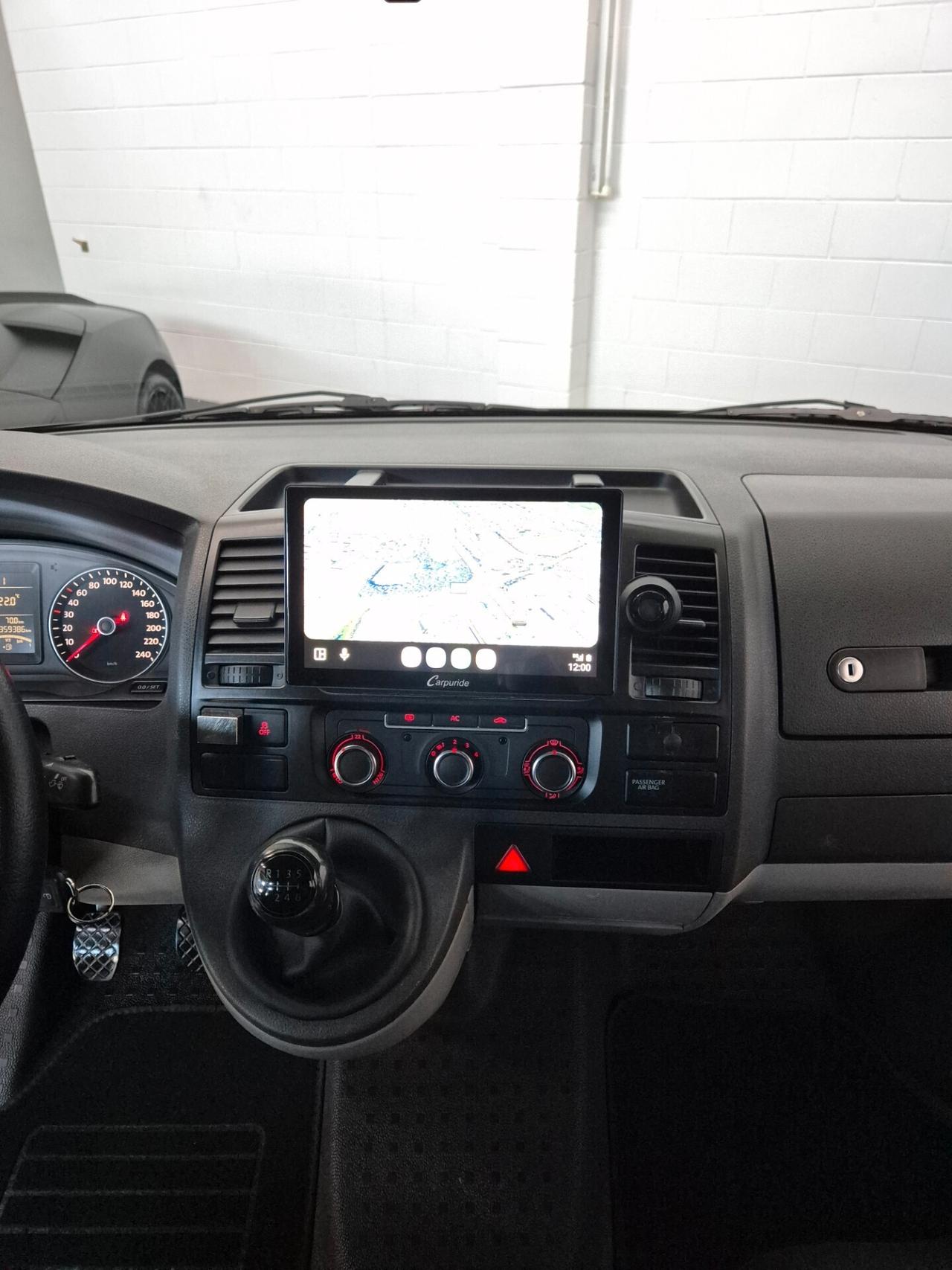 Volkswagen T5 Caravelle 2.0d 140cv 5P CarPlay Navi Ganciotraino Subwoofer