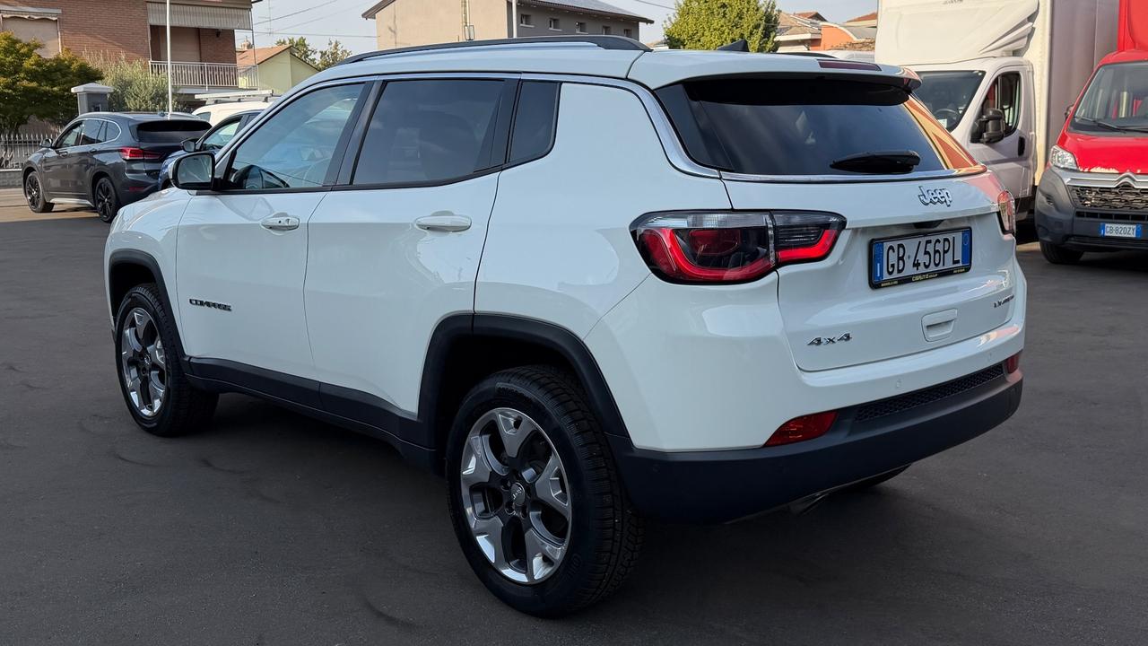 JEEP COMPASS 4WD 2.0 MJT LIMITED AT9 140CV - FULL LED, PELLE, CAR PLAY, NEOPATENTATI