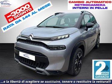 CITROEN - C3 Aircross - PureTech 130 EAT6 MAX#RETROCAMERA#INTERNI IN PELLE!