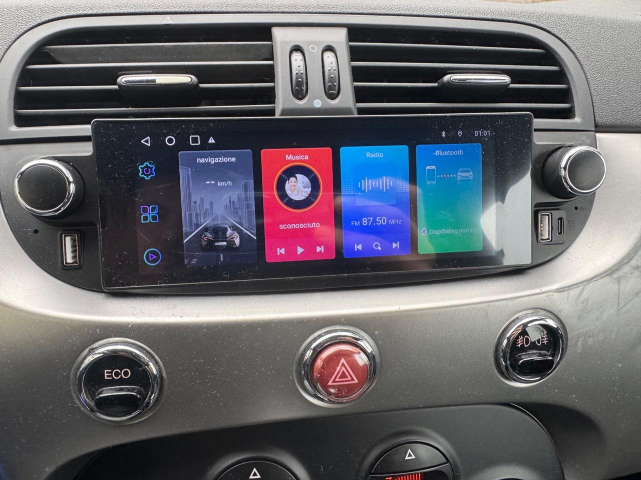 Fiat 500 0.9 TwinAir Turbo Matt Black garanzia 12 mesi