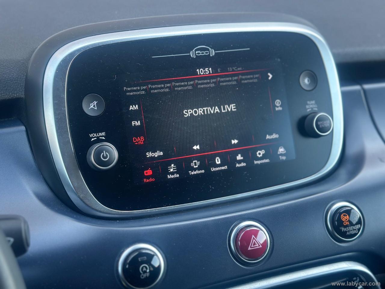 FIAT 500X 1.3 M.Jet 95 CV Hey Google