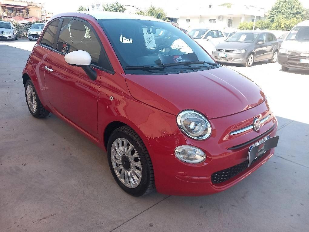 Fiat 500 1.0 Hybrid Connect BICOLORE KM 49800 GARANZIA TOTALE SENSORI