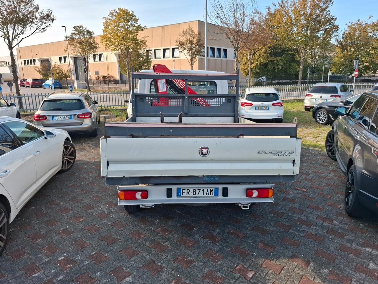 Fiat Ducato Maxi 35 2.3 Mjt doppia cabina allestito con Gru Fassi