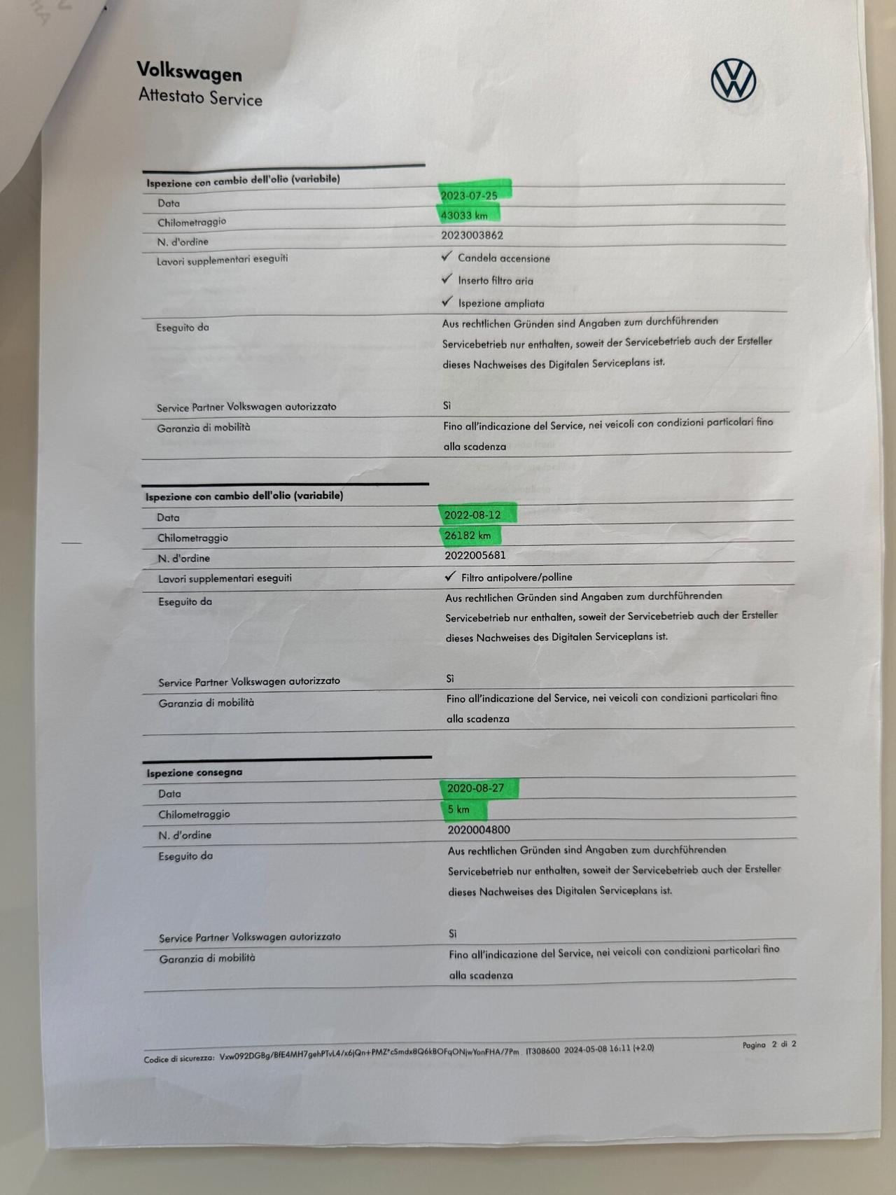 Volkswagen T-Roc 1.5 tsi 150cv DSG Tagliandi VW!