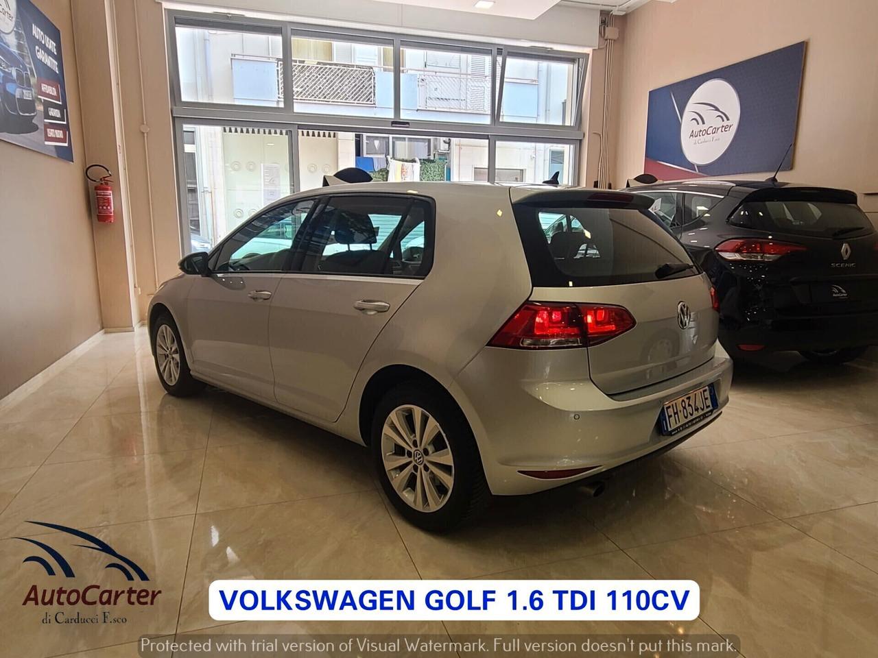 Volkswagen Golf 1.6 TDI 110CV* PERFETTA*