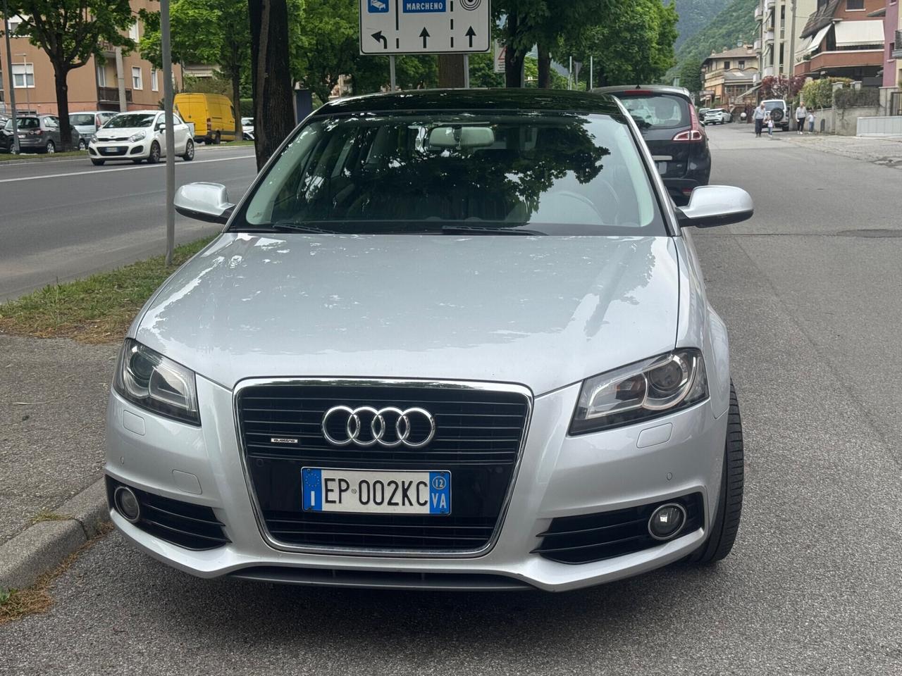 Audi A3 SPB 2.0 16V TFSI quattro S tronic S-line - CON TETTO APRIBILE - FULL OPTIONAL