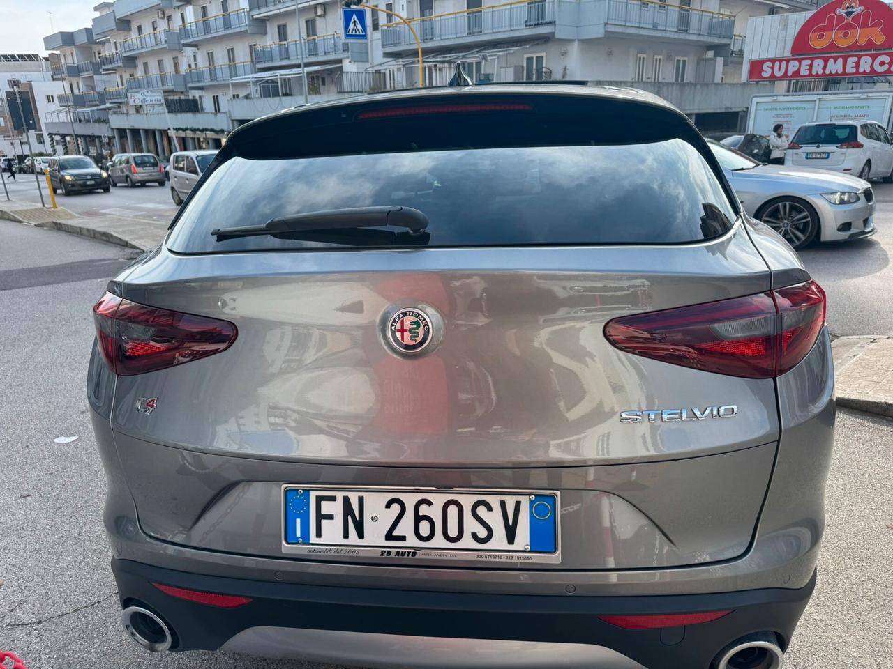 Alfa Romeo Stelvio 2.2 Jtdm Q4 Super * 210cv * Tetto * Navi * Pelle * Garantita 12 Mesi