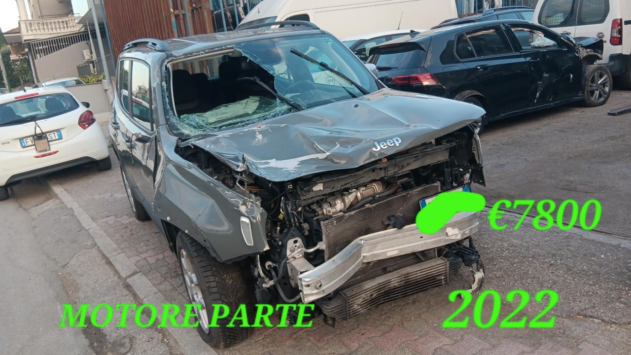 Jeep Renegade limited incidentata sinistrata mondialcars