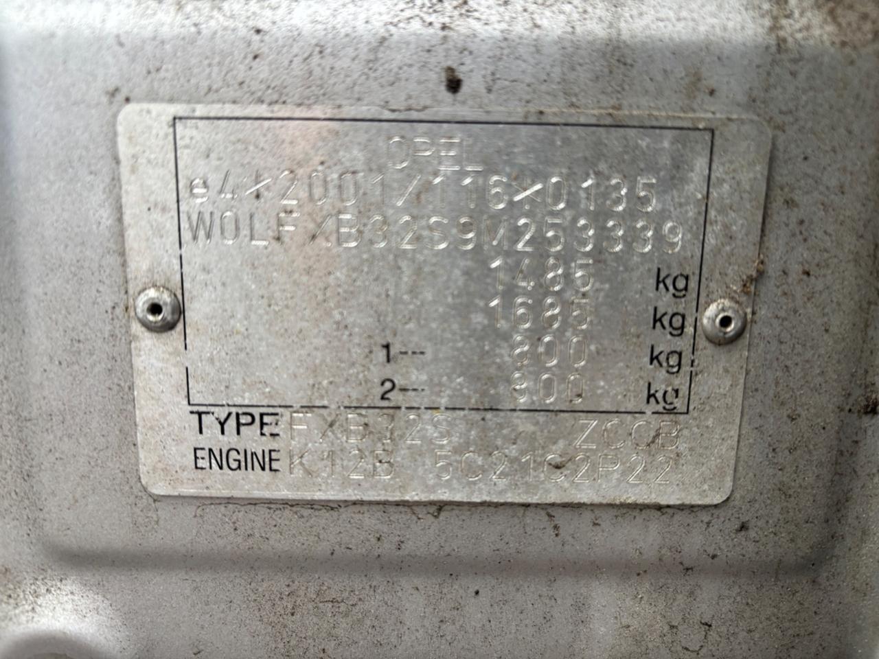 Opel Agila 1.2 16V 86CV Enjoy